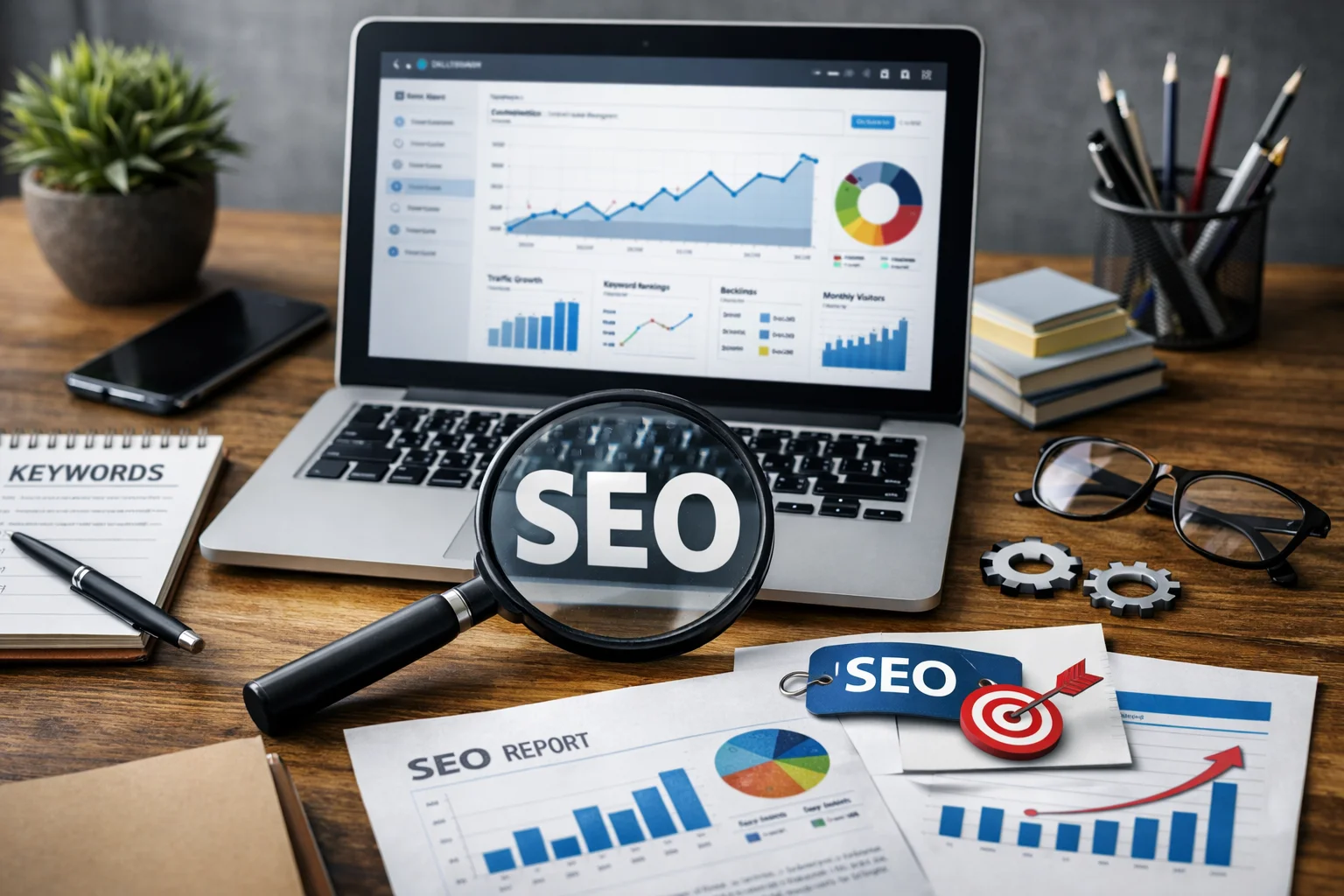 SEO services by Hajelix to improve Google rankings and organic traffic globally