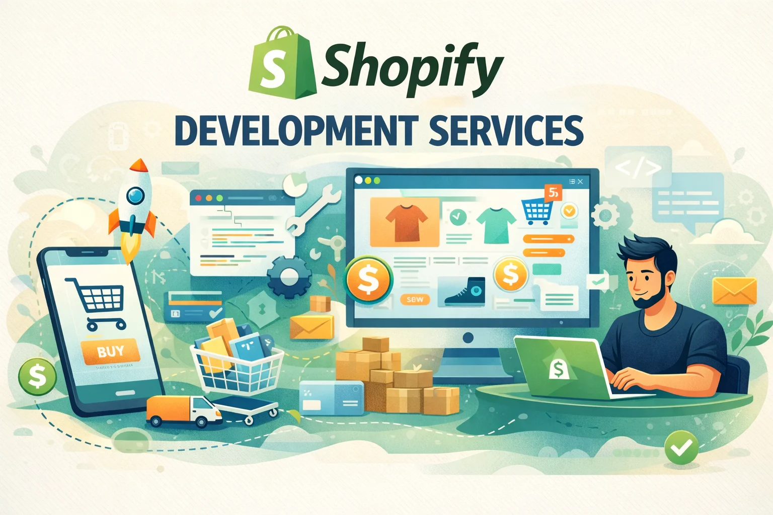 Shopify ecommerce development by Hajelix for online stores